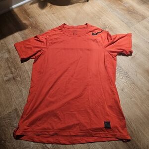 Nike Men's Red Sports Shirt